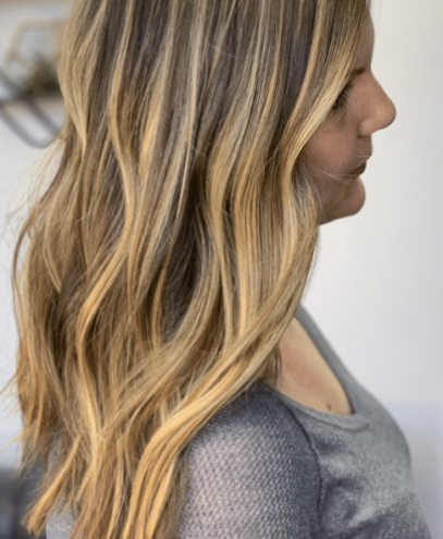 Foilyage and Balayage Combo